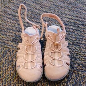 Lands' End Pink Women's Lace-Up Sandals